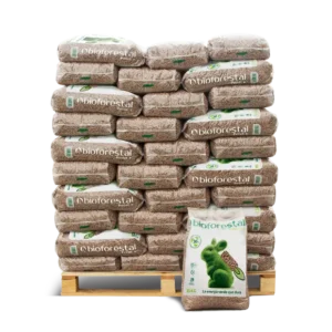 Pellet Bioforestal – palet de 70 sacos de 15 kg