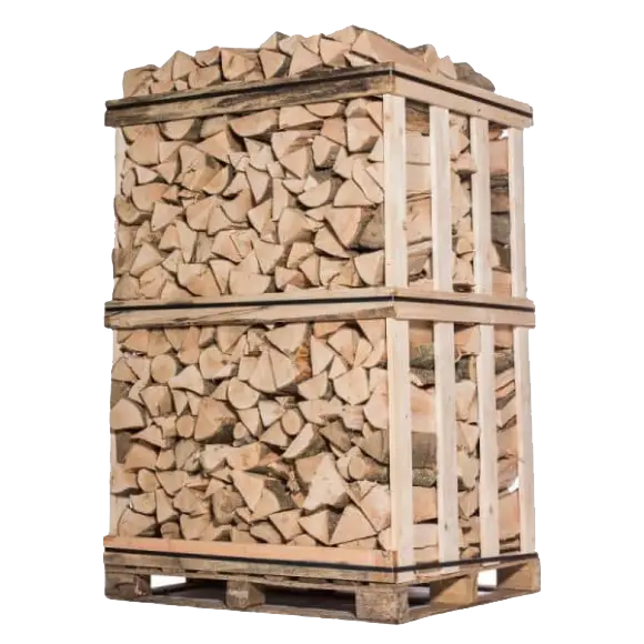 Paleta de madera de haya pura – 33 cm – 3 metros cúbicos